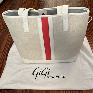 GiGi New York Baja canvas two tone tote bag